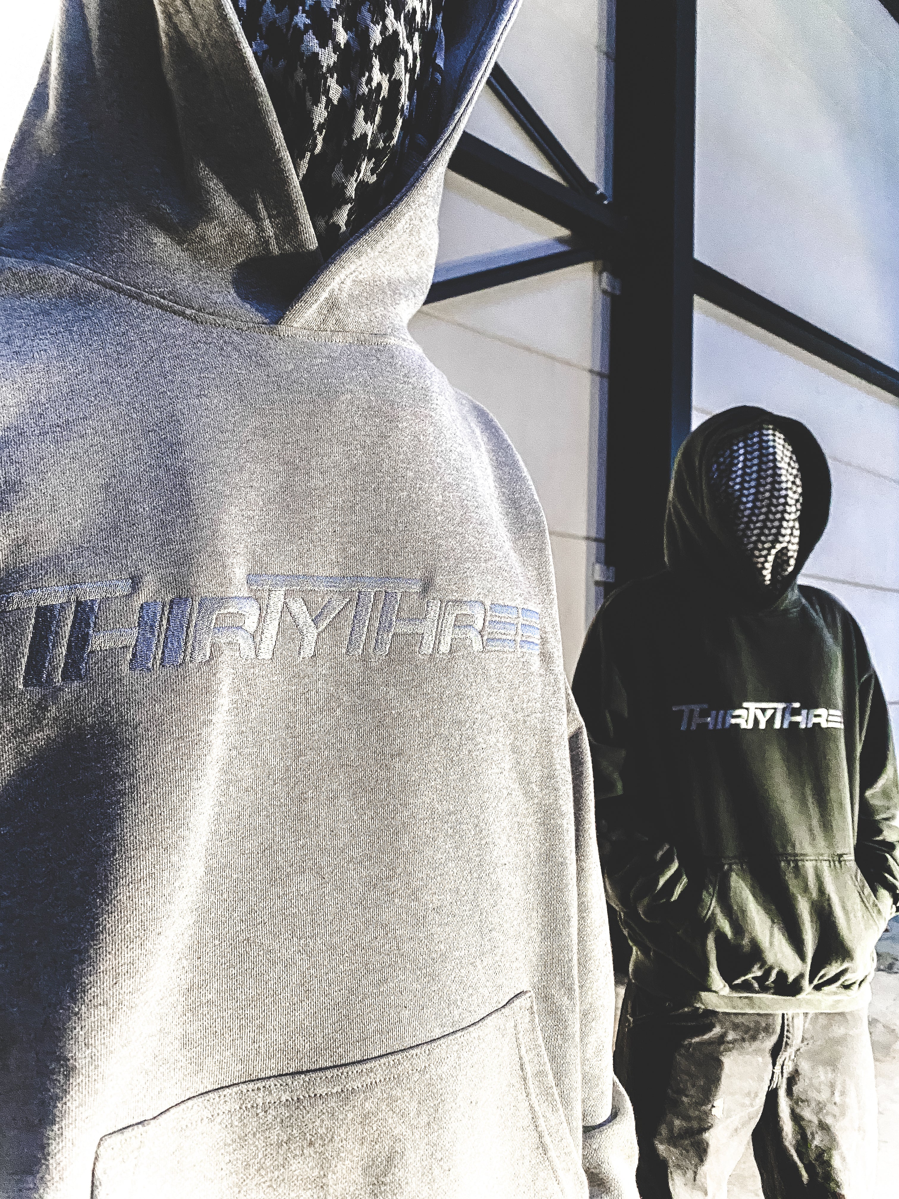 WINGS HOODIE HEATHER GREY