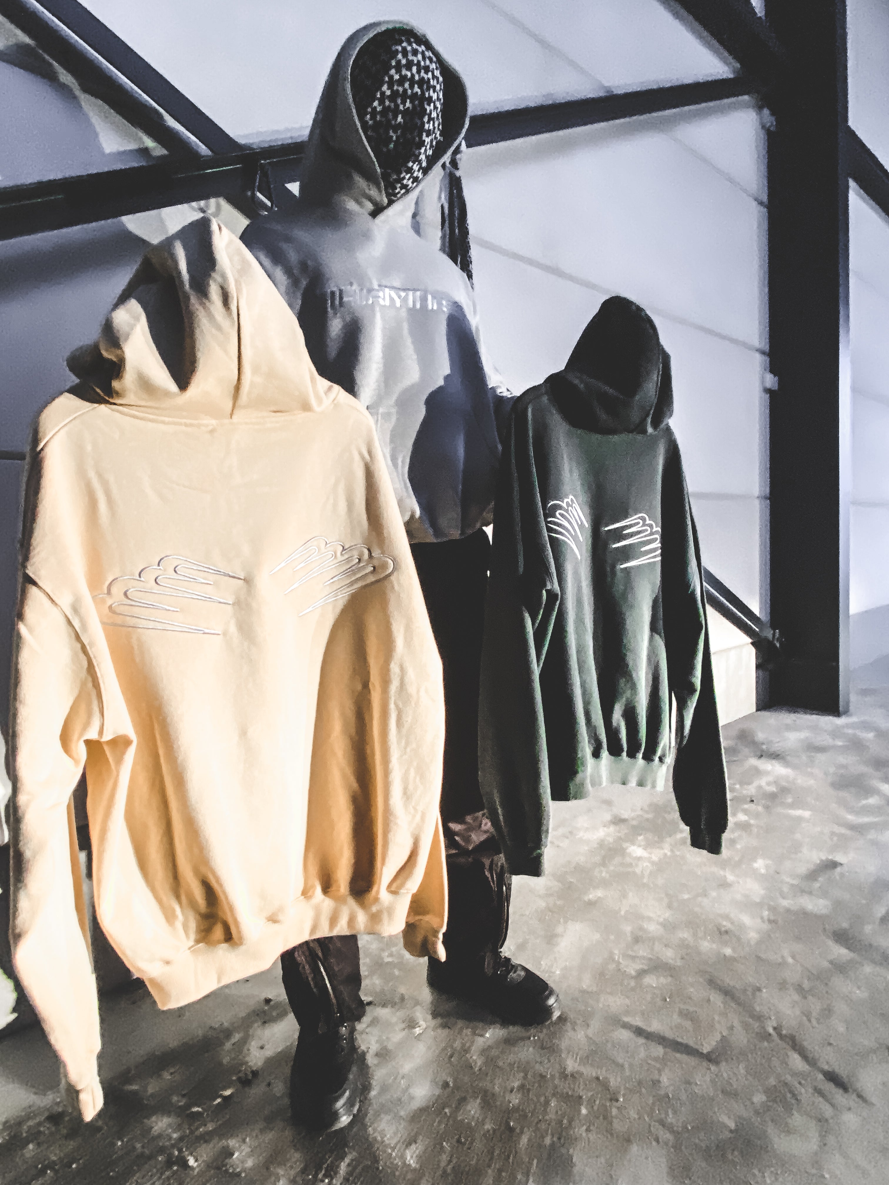 WINGS HOODIE SAND (LIMITED)